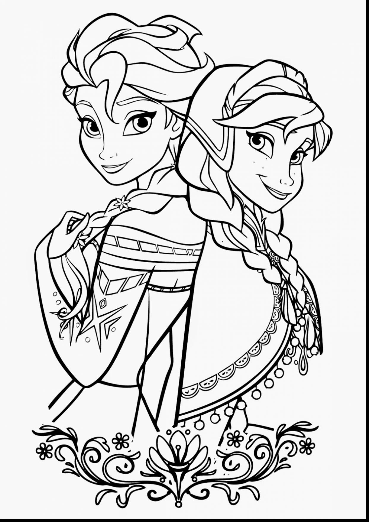 1243x1760 Elsa And Anna Coloring Pages Princess Coloring Pages Frozen New