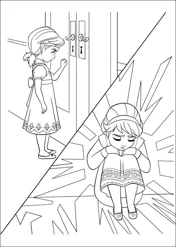 567x794 Frozen Elsa Coloring Pages Together With Frozen Coloring Pages