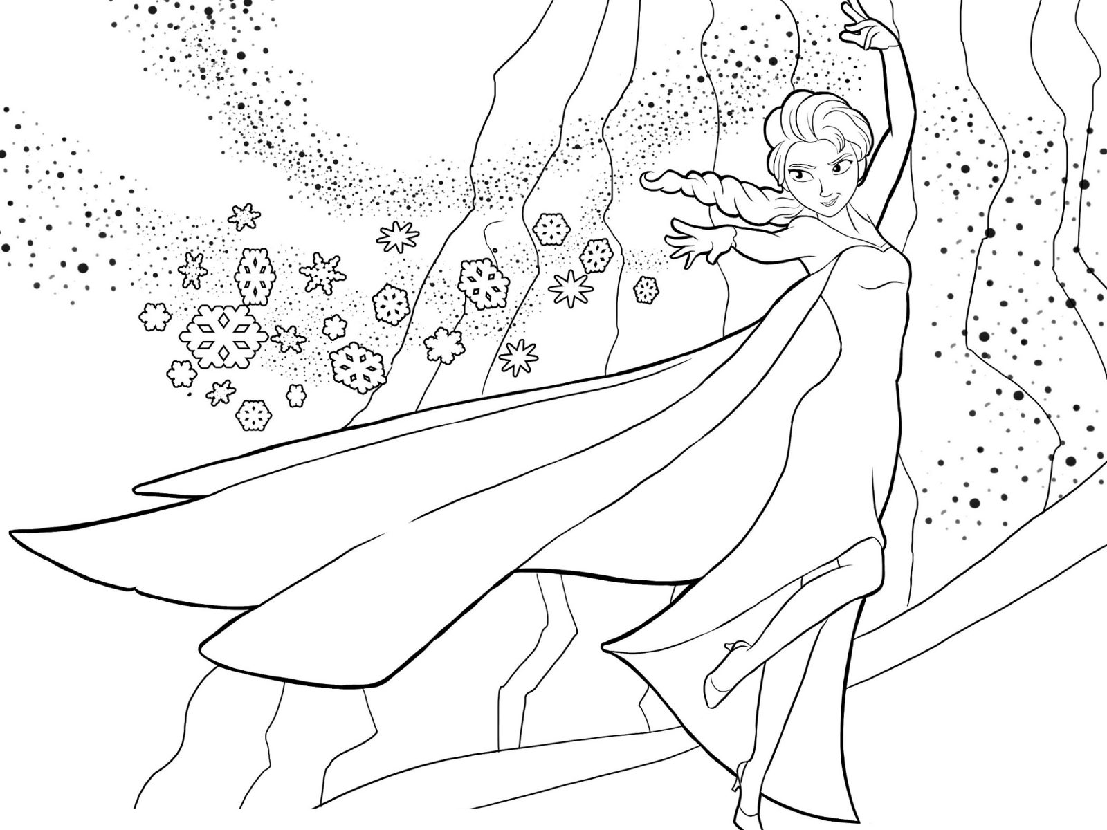 1600x1200 Frozen Printable Coloring Pages With Pictures General Elsa