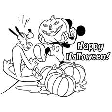 Disney Halloween Coloring Pages