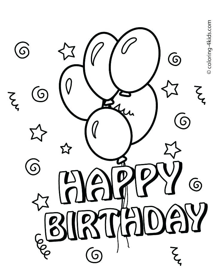 736x934 Printable Disney Happy Birthday Cards Happy Birthday Coloring Card
