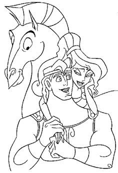 236x346 Hercules Color Page, Disney Coloring Pages, Color Plate, Coloring