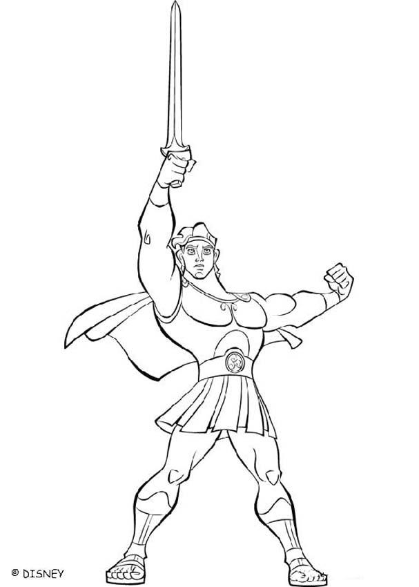 607x850 Hercules Coloring Book Pages