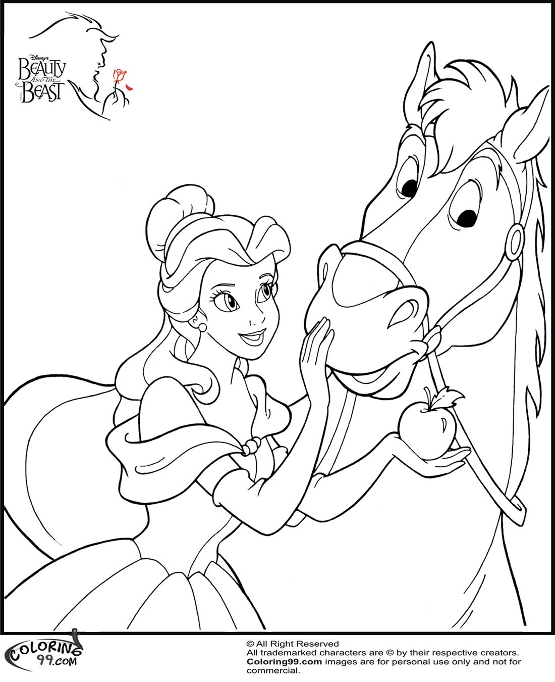 1100x1350 Disney Princess Horse Coloring Pages Coloring Kids