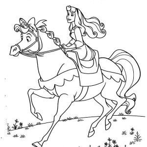 300x300 Best Sleeping Beauty Disney Coloring Pages Images