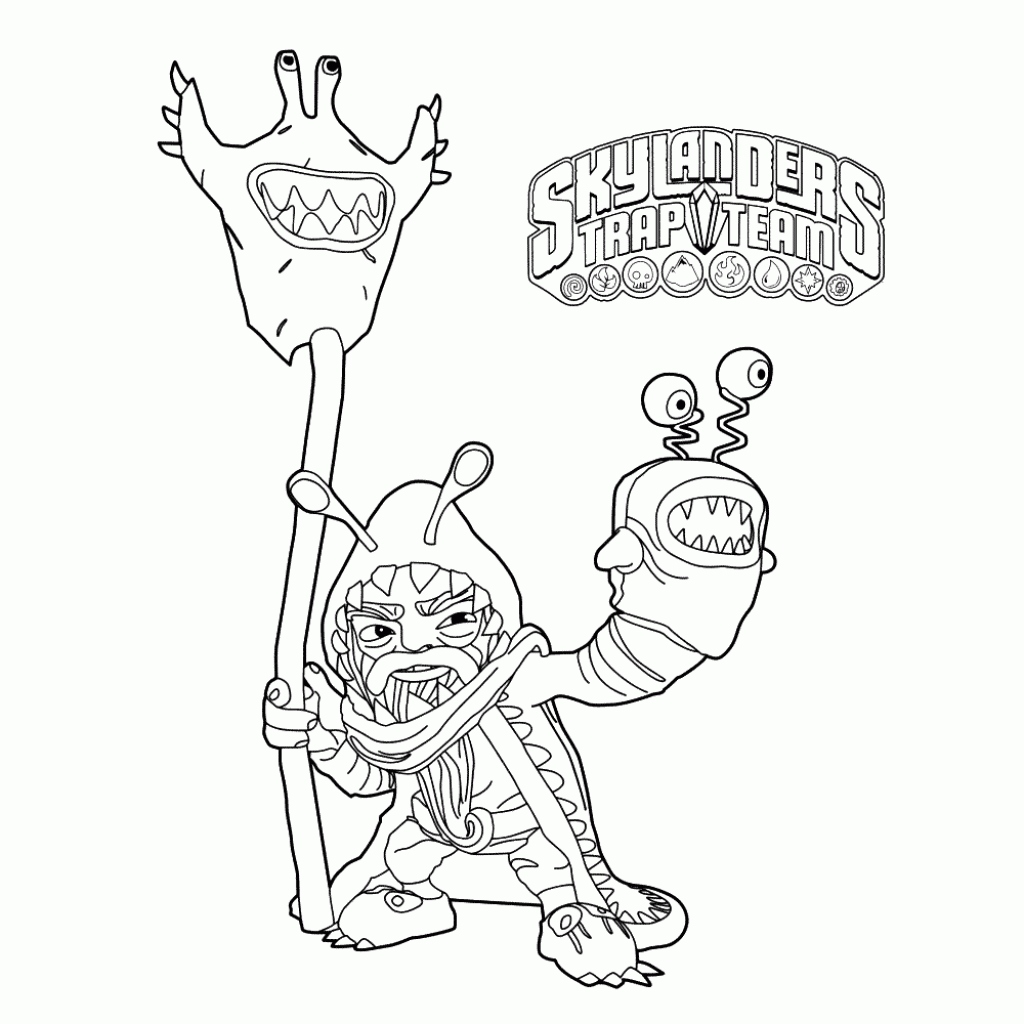 1024x1024 Skylanders Trap Team Coloring Pages Elegant Disney Infinity