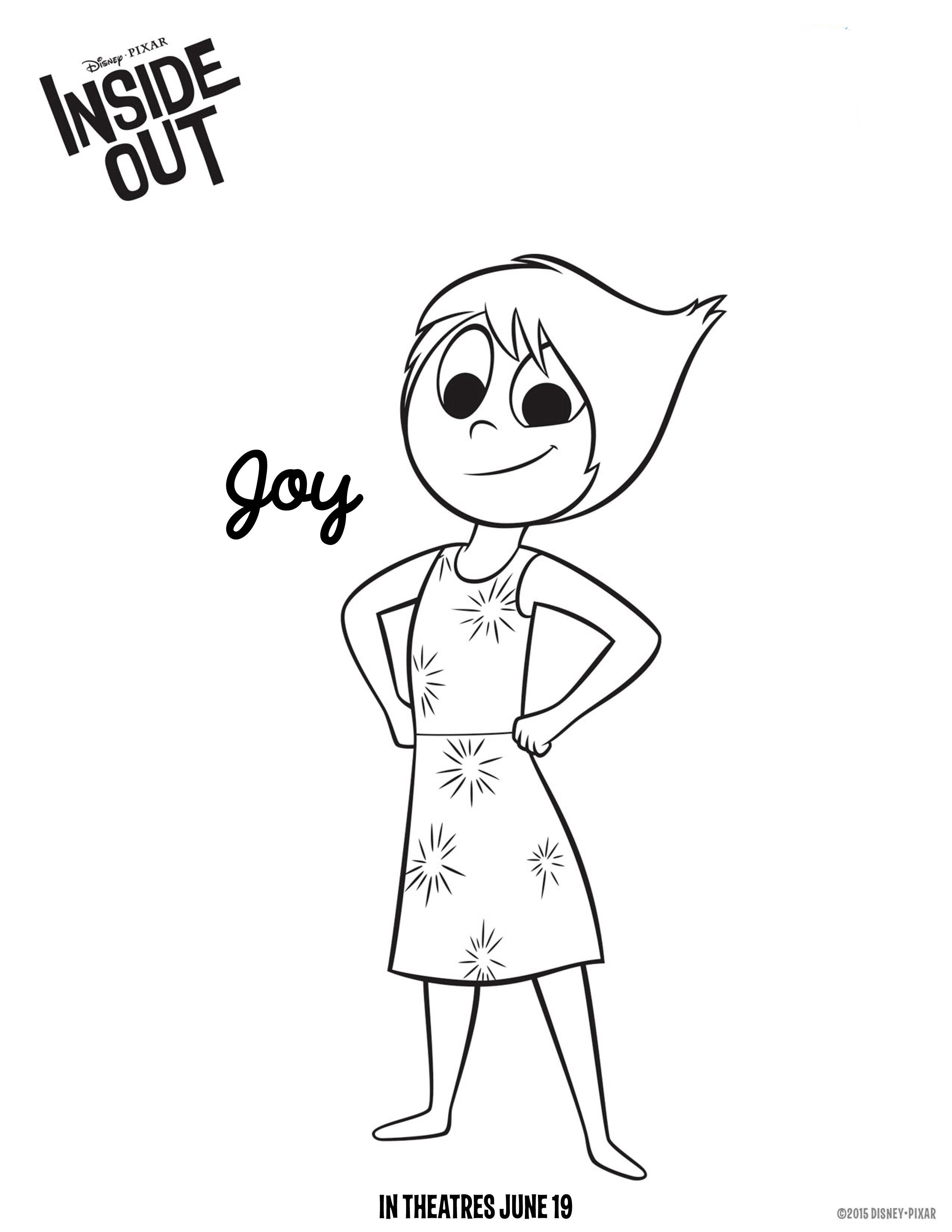 2550x3300 Fundamentals Inside Out Coloring Pages Disgust