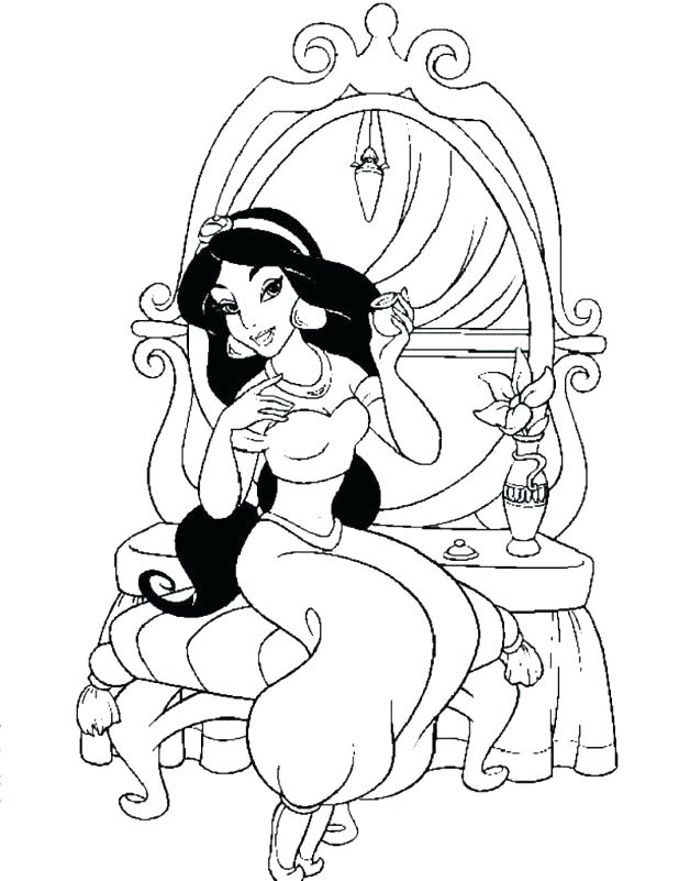 618x801 Jasmine Princess Coloring Pages
