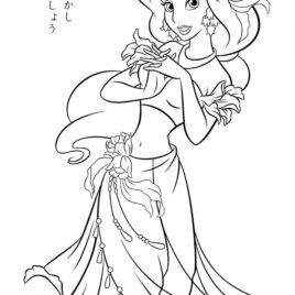 268x268 Coloring Pages Disney Jasmine Archives