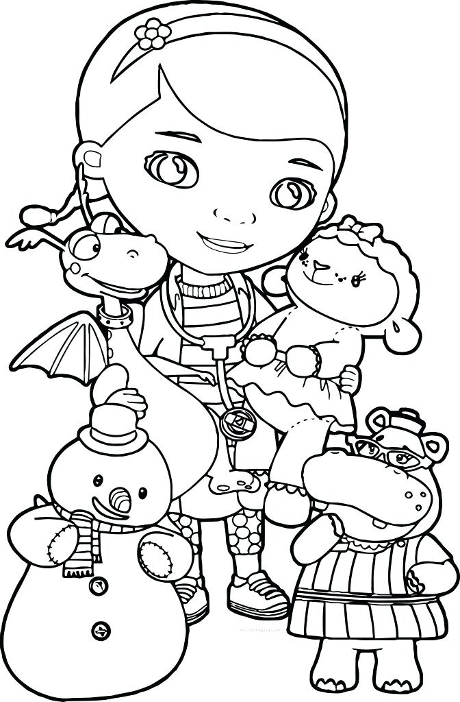 672x1024 Coloring Pages Doc Mcstuffins Coloring Pages Doc Page L Kids