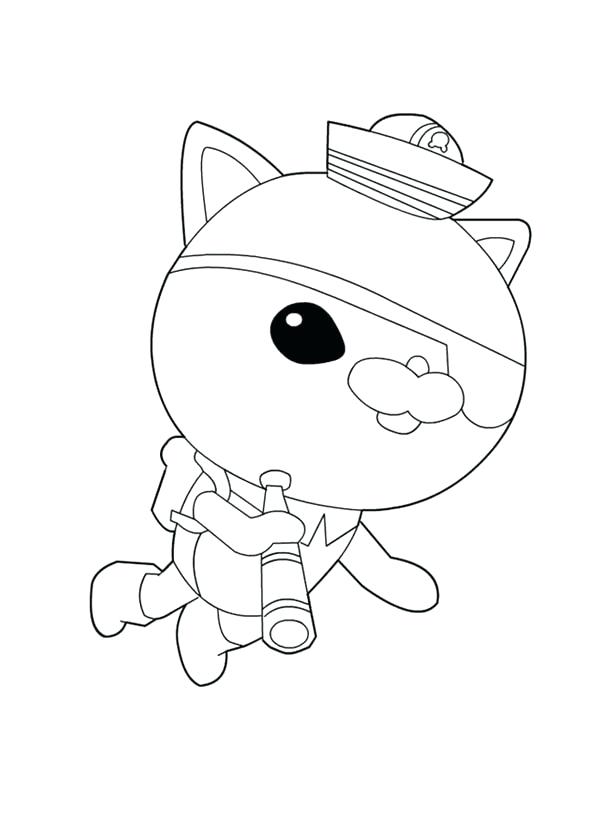 600x838 Coloring Pages Octonauts From The Exploring The Sea Coloring Page