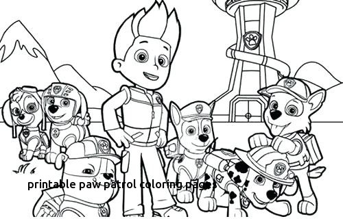 500x320 Printable Paw Patrol Coloring Pages