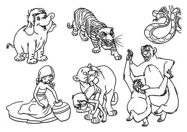 600x424 Jungle Book Coloring Pages