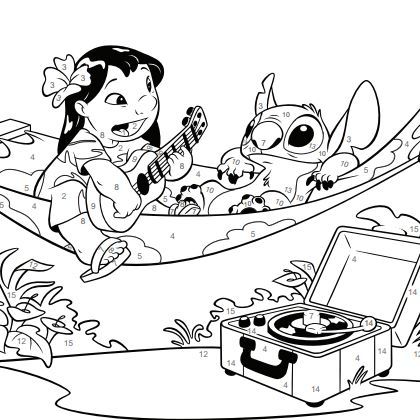420x420 Lilo And Stitch Hula Coloring Pages Stitch!!!