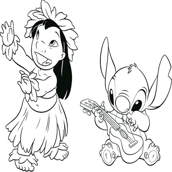 600x600 Stitch Coloring Pages Elvis Stitch Coloring Pages