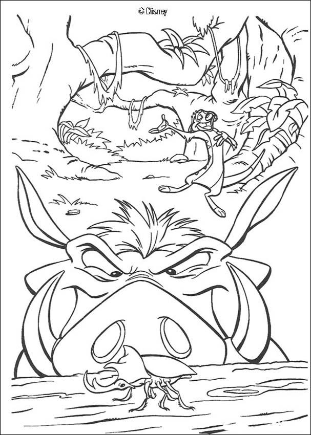 607x850 The Lion King Coloring Pages
