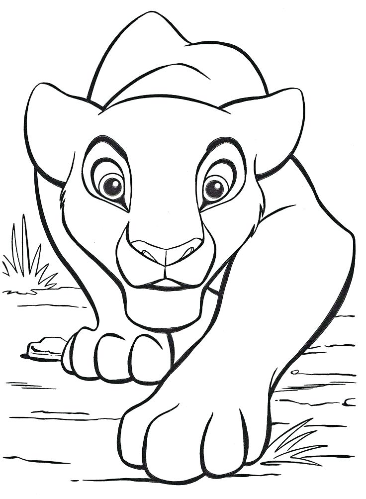 736x1003 Disney Lion King Coloring Pages Free Great Page Print Lions Kids