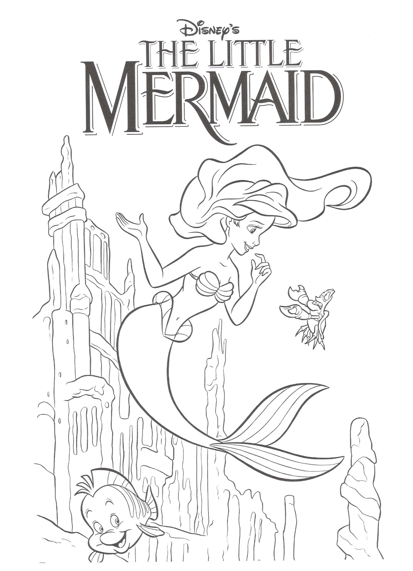 Disney Logo Coloring Pages