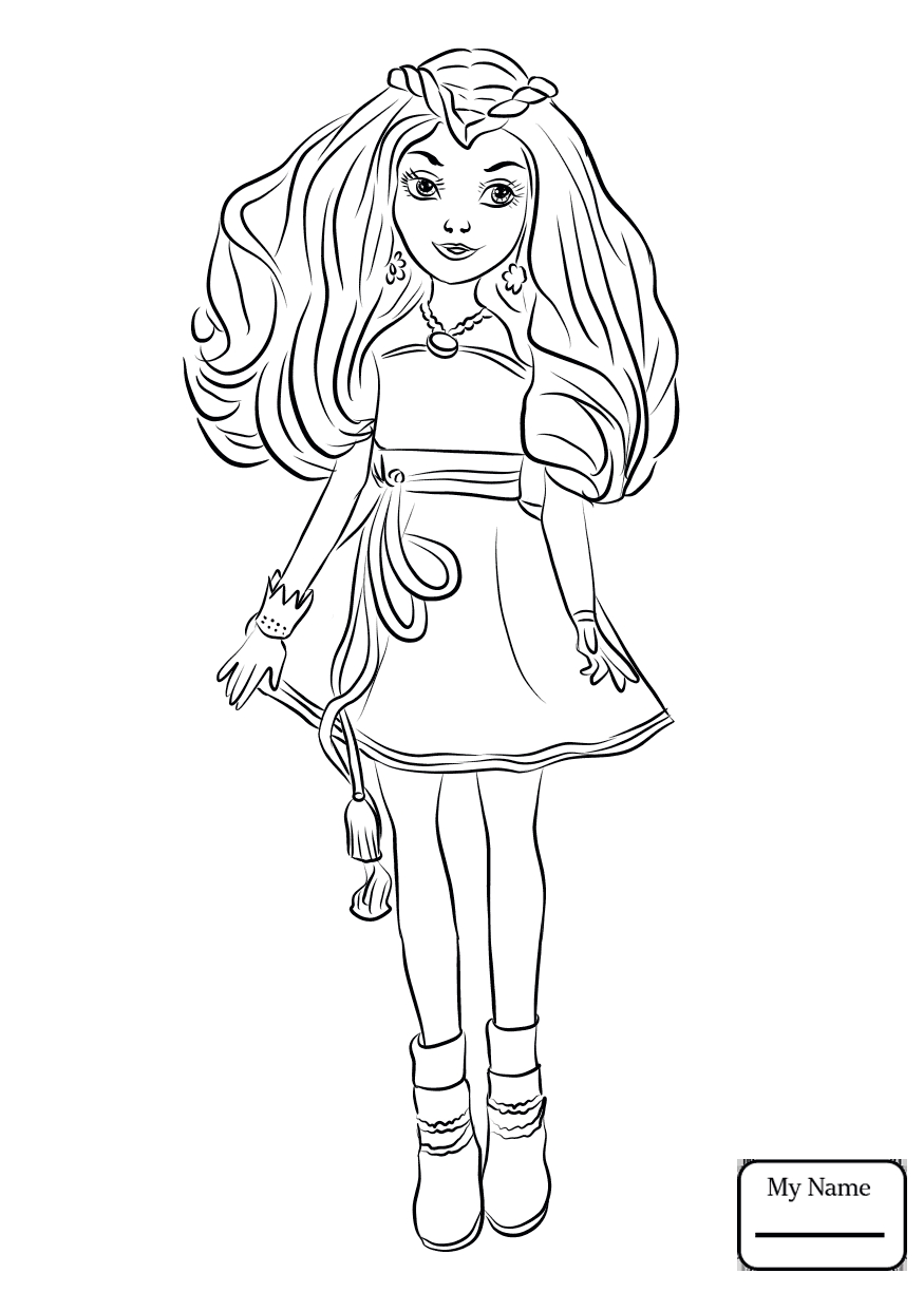 875x1224 Fresh Descendants Coloring Page Logo Free Coloring Pages Download