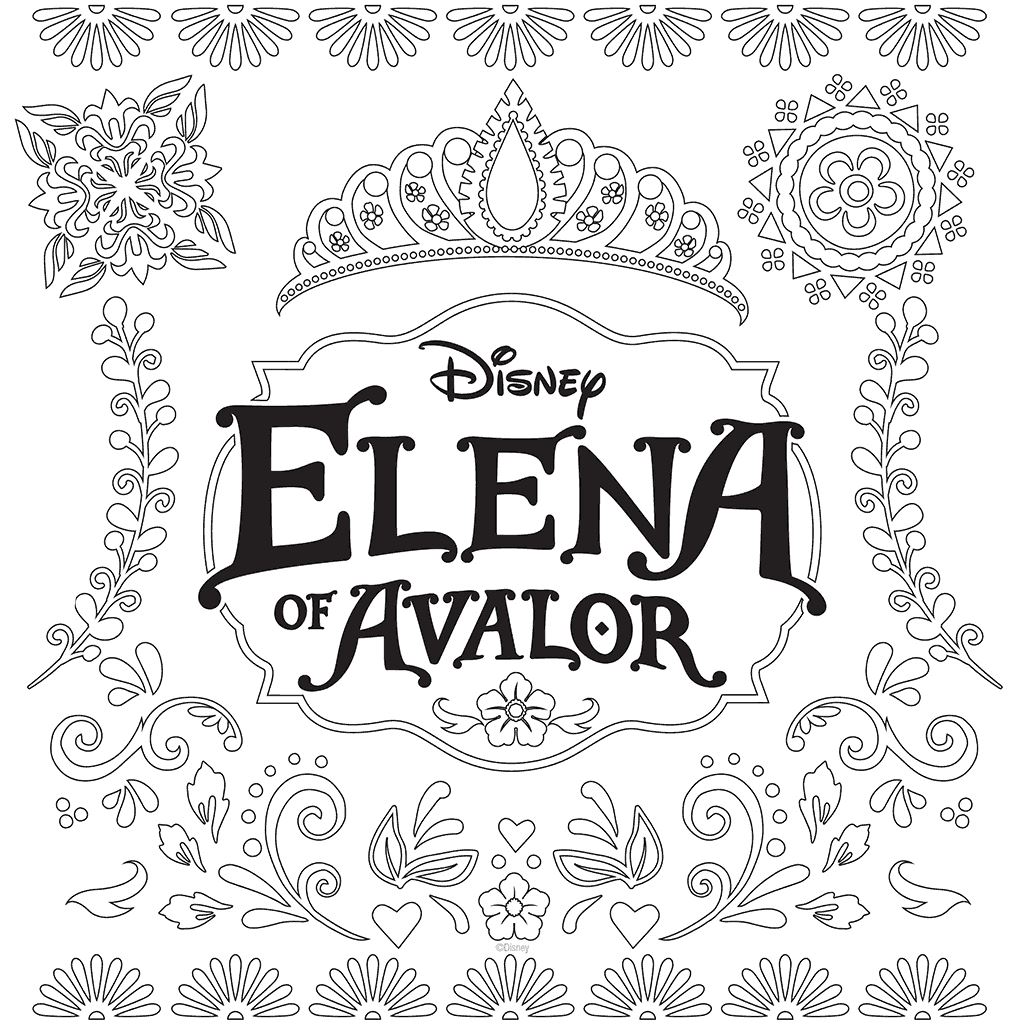 1024x1024 Kids N Coloring Pages Of Elena Of Avalor