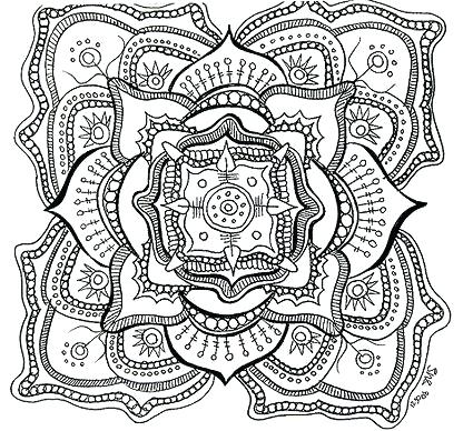 425x388 Mandala Coloring Page Mandala Mandala Coloring Page Coloring Pages