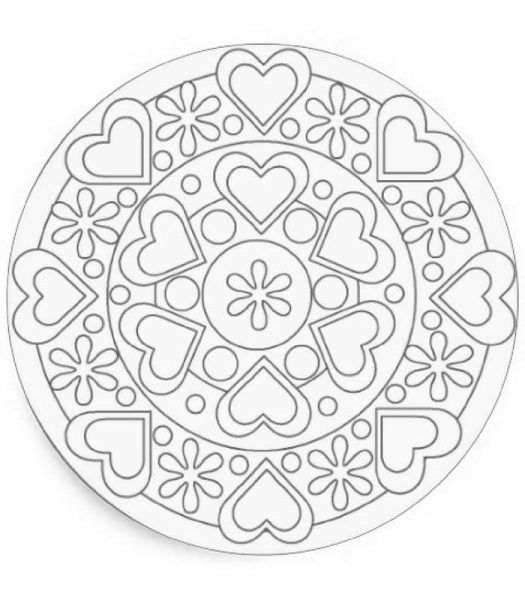 525x600 Corazones Joy Mandala