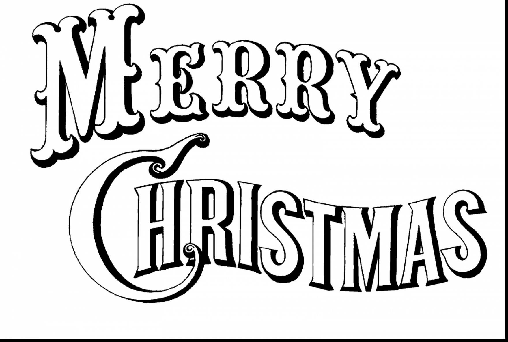 1760x1185 Surprising Merry Christmas Coloring Pages Dokardokarz Net Within