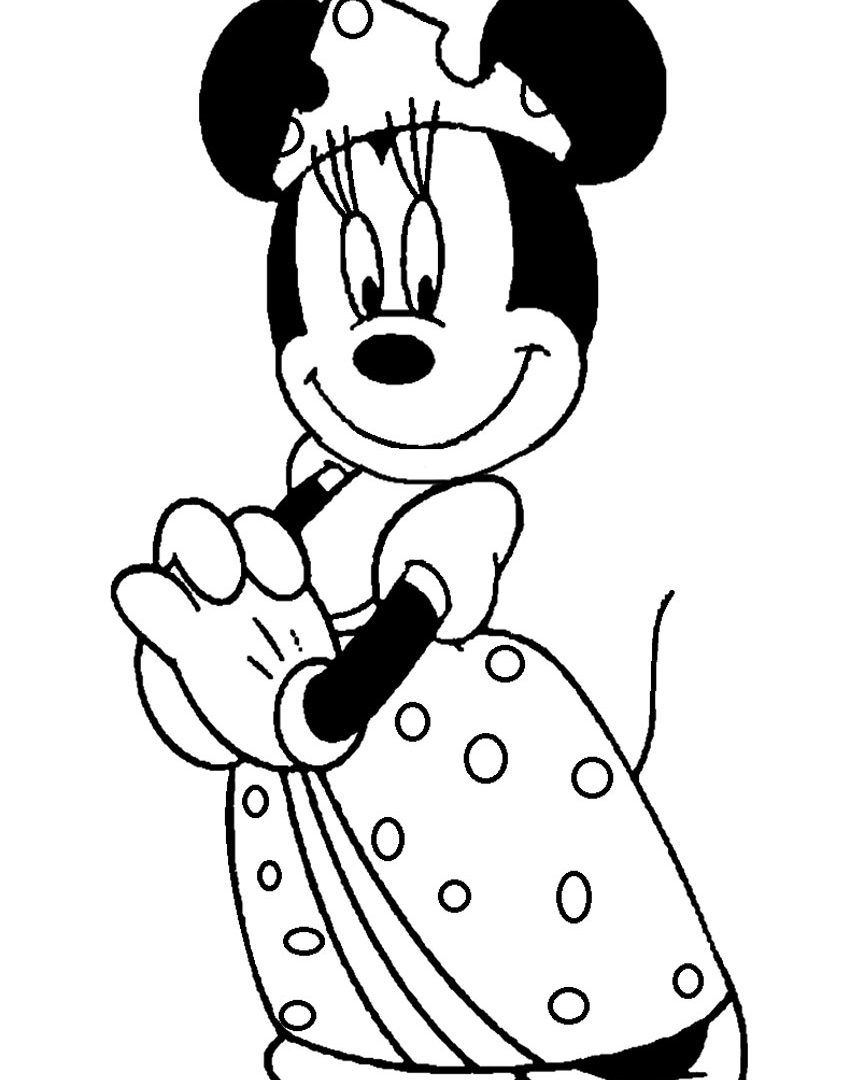 850x1080 Disney Baby Mickey Coloring Pages Printable Mouse To Color Free