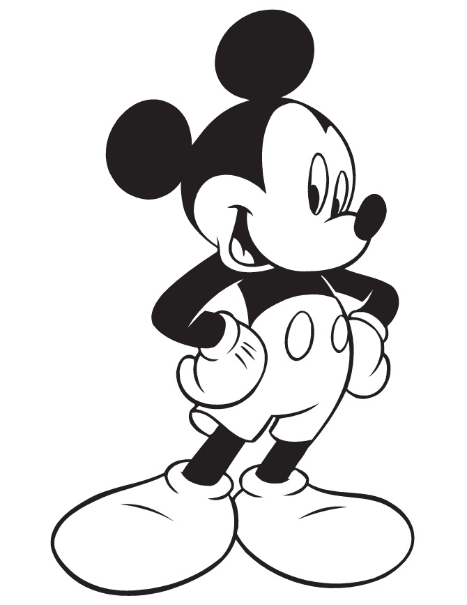 670x867 Printable Mickey Mouse Coloring Pages Coloring Me