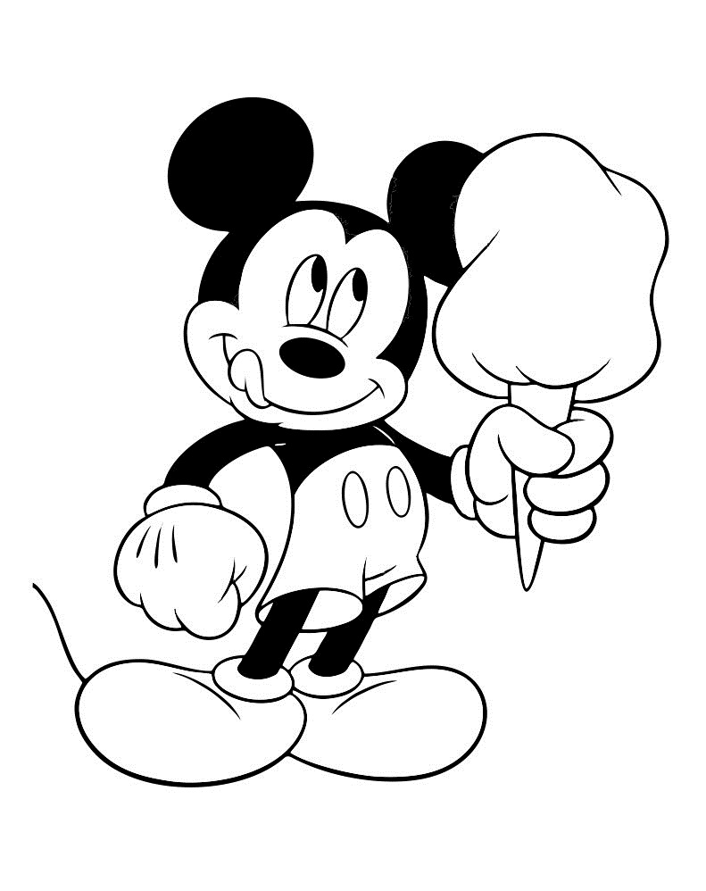 791x998 Free Printable Mickey Mouse Coloring Pages For Kids