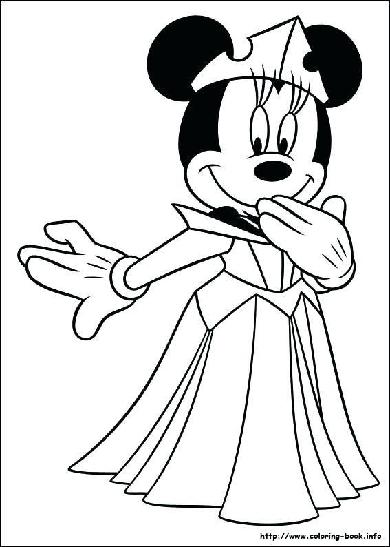 567x794 Free Printable Minnie Mouse Coloring Pages Mouse Color Page