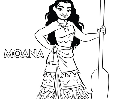 Disney Moana Coloring Pages at GetDrawings | Free download