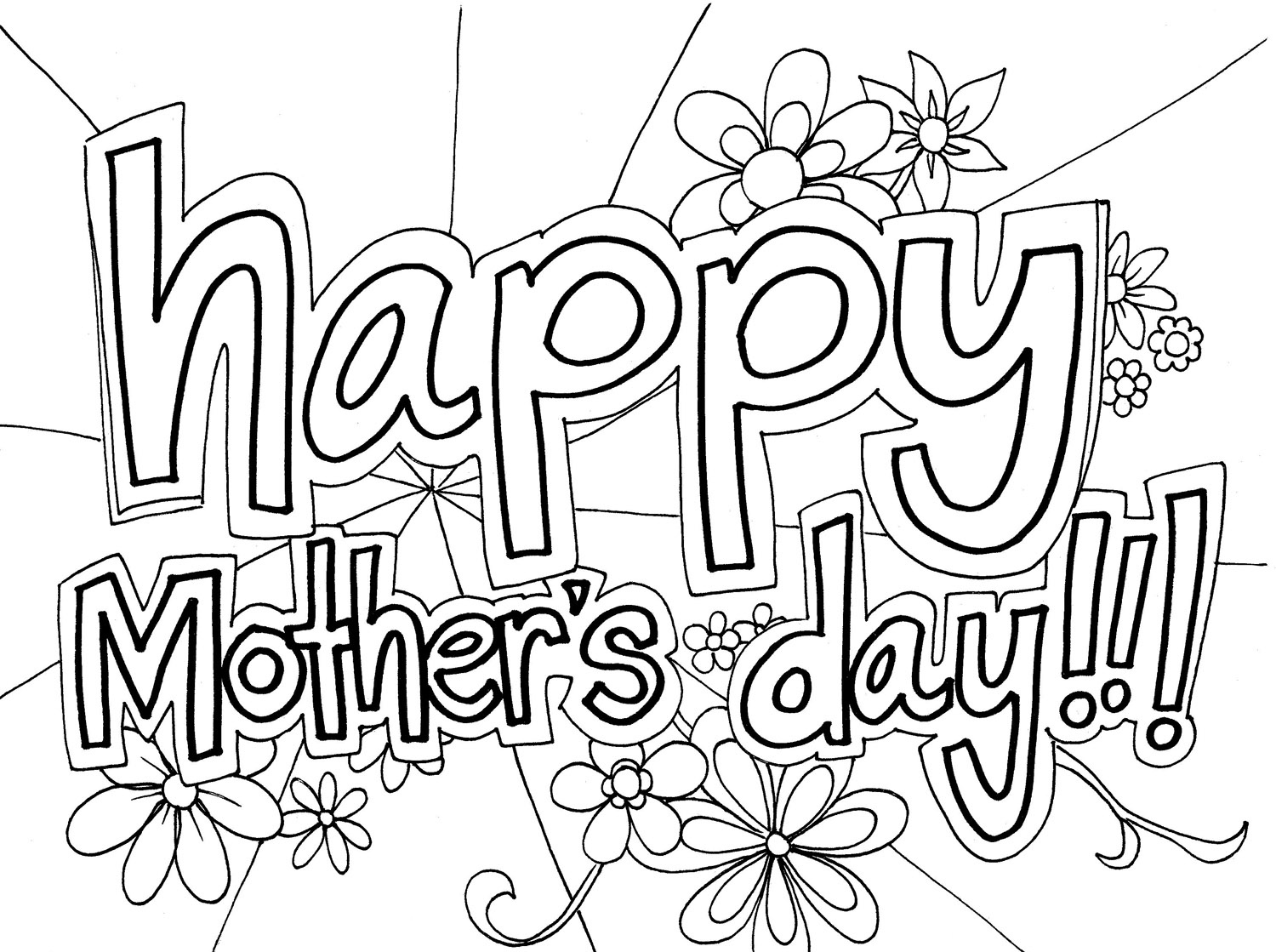 1500x1119 Sweet Ideas Mothers Day Coloring Pages Adult Christian Disney