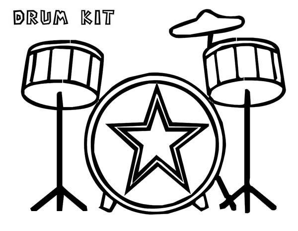 600x464 Music Coloring Pages Printable Page Coloing Throughout Instrument