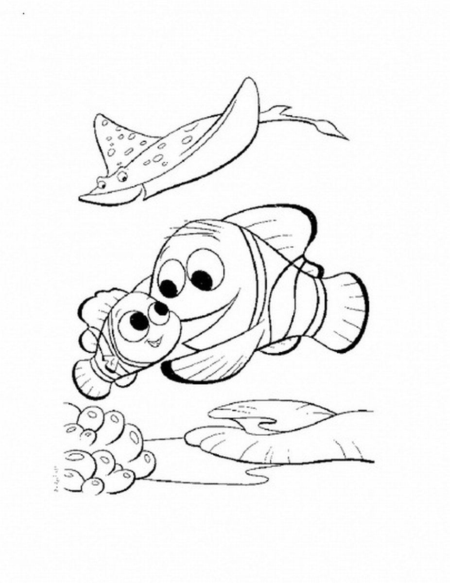 926x1200 Free Printable Nemo Coloring Pages For Kids