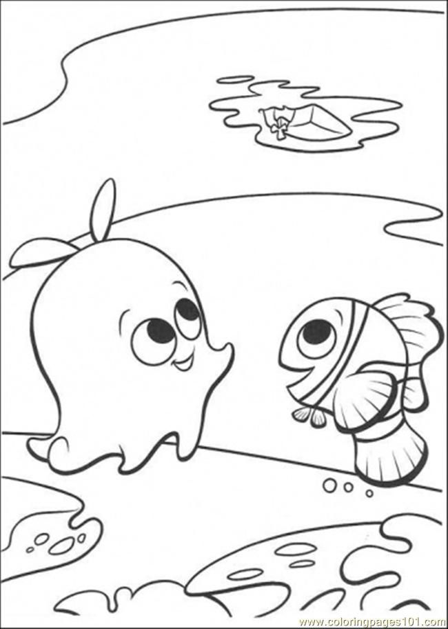 650x912 Finding Nemo Coloring Pages