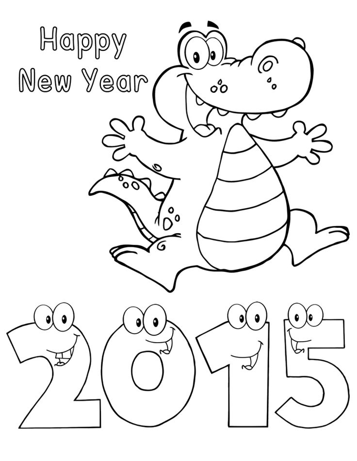 736x951 Happy New Year Coloring Pages To Print