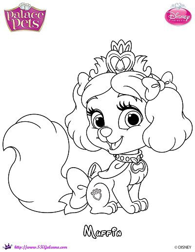 400x517 Disney Princess Palace Pets Coloring Page Of Muffin Ejercicios