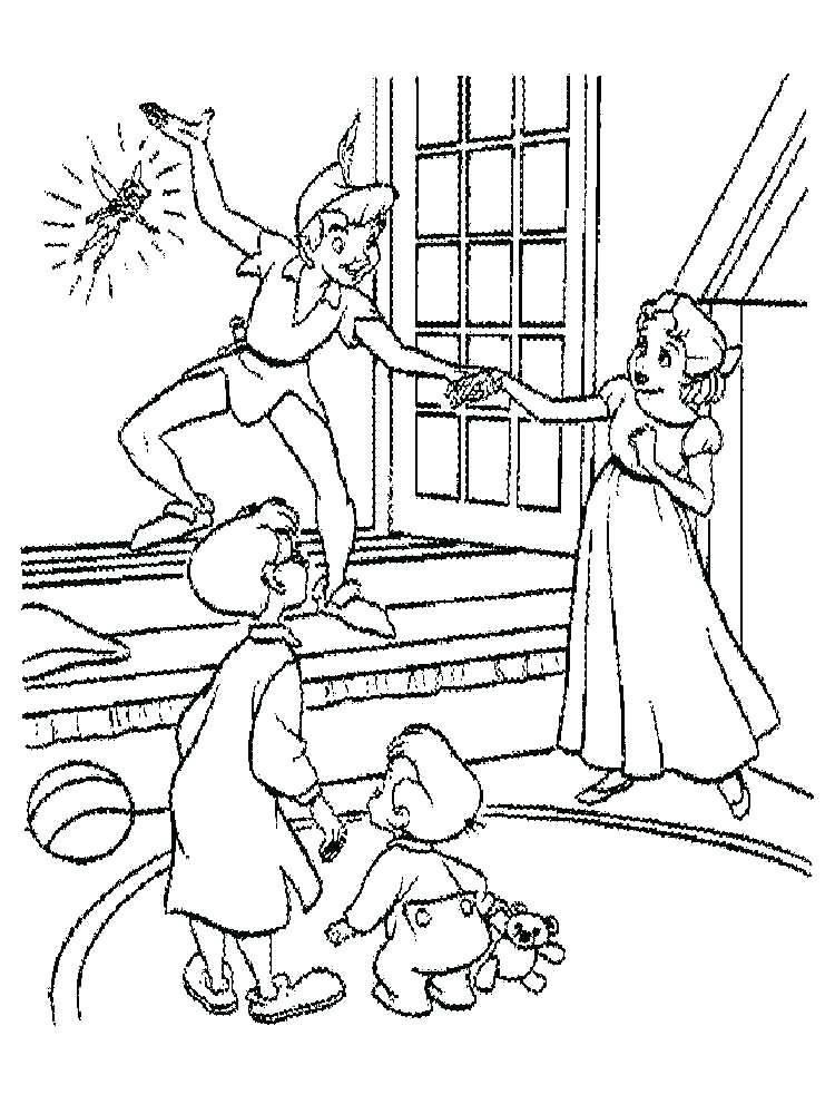 750x1000 Peter Pan Coloring Pages Download And Print Peter Pan Coloring