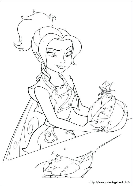 567x794 The Pirate Fairy Coloring Pages On Coloring Last Updated Disney