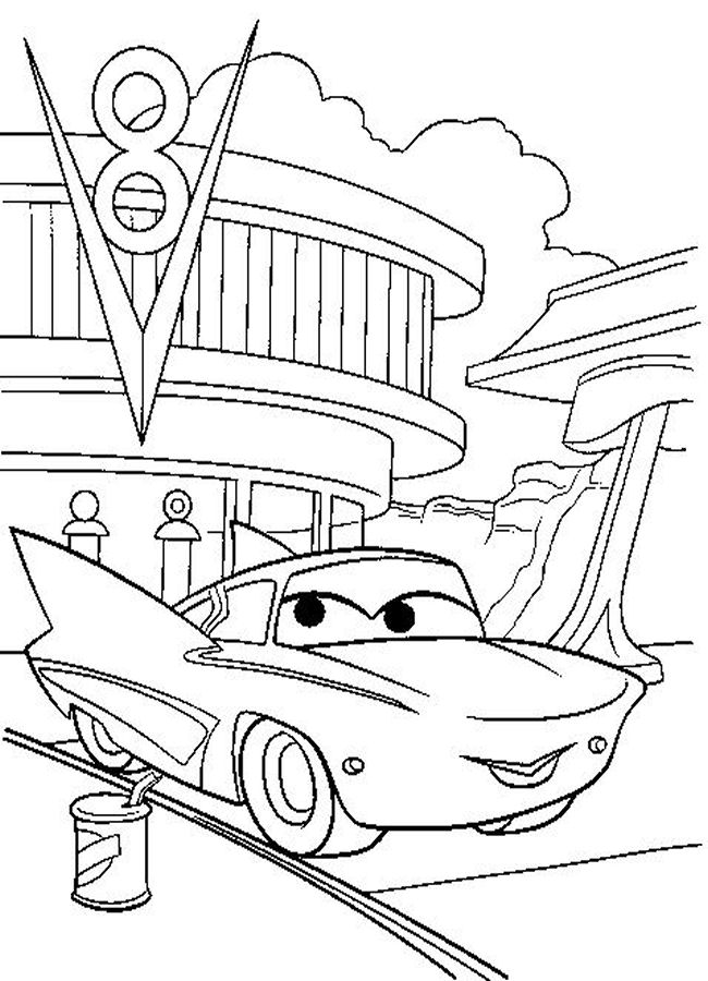650x900 Disney Cars Coloring Pages
