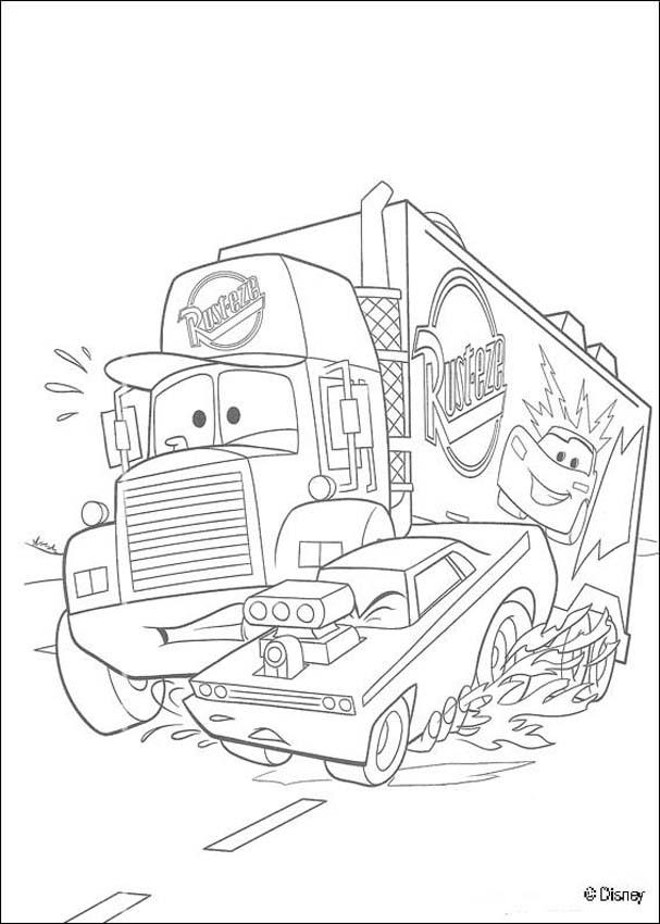607x850 Cars Coloring Pages