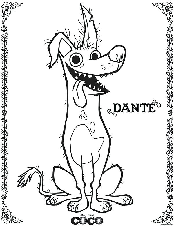600x776 Pixar Coloring Pages Coco Coloring Sheets Disney Pixar Brave