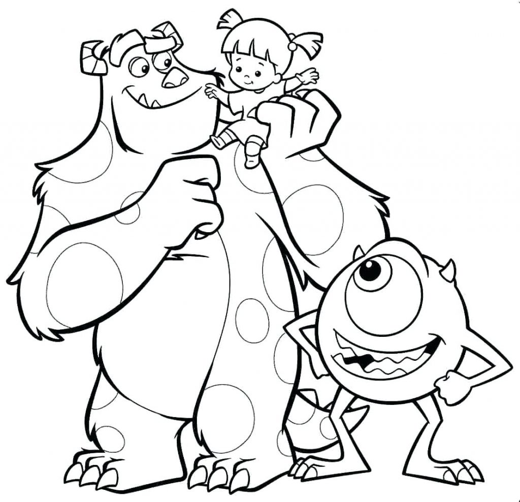 1024x988 Pixar Coloring Pages Qqa Me