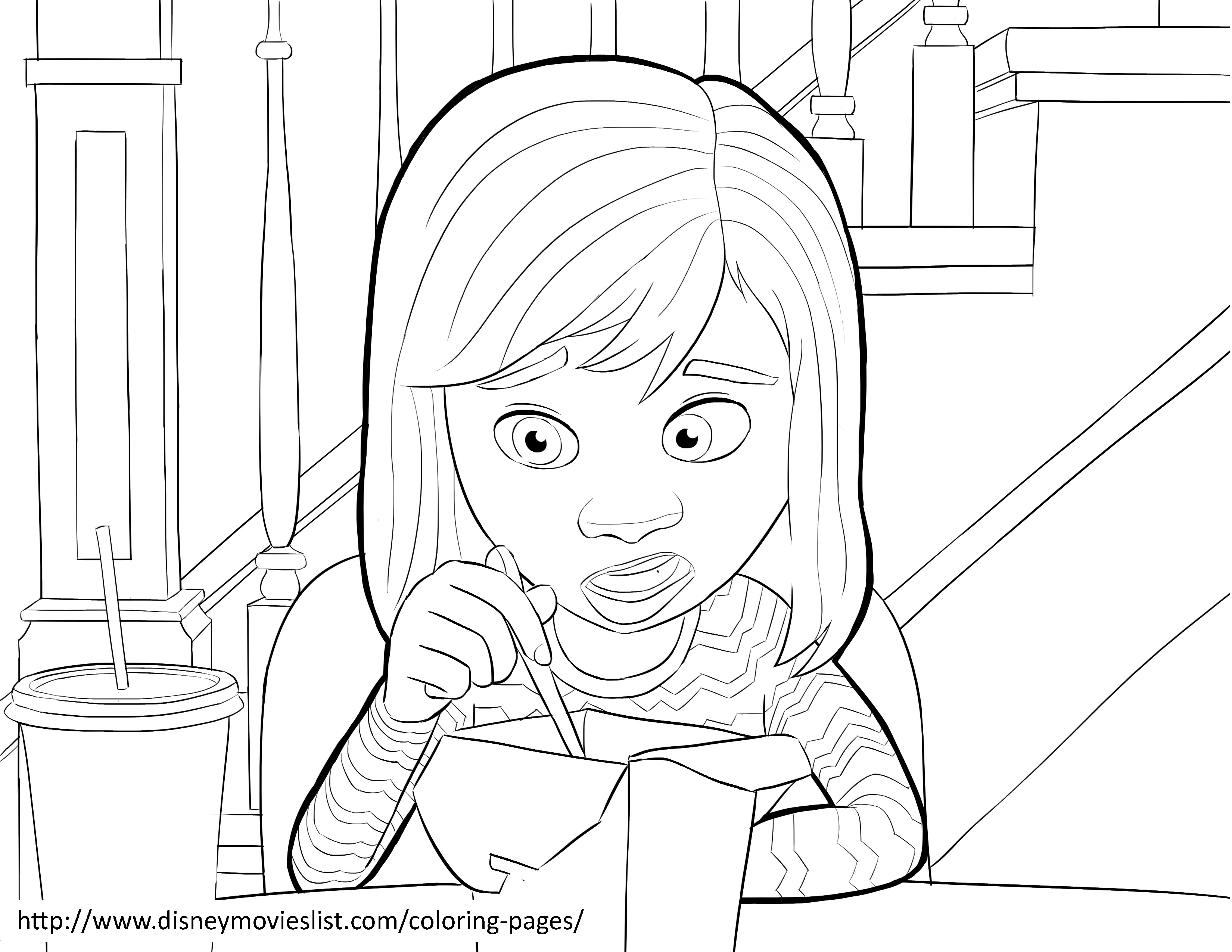3300x2550 Inside Out Coloring Pages