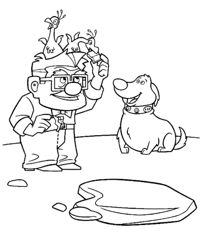 700x803 Disney Pixar Movie Up Coloring Page