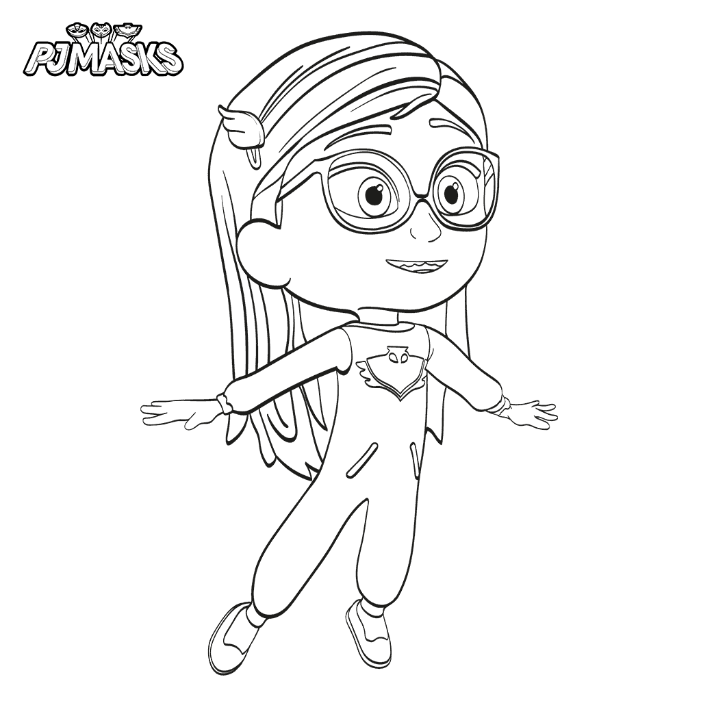 1024x1024 Pj Masks Coloring Pages