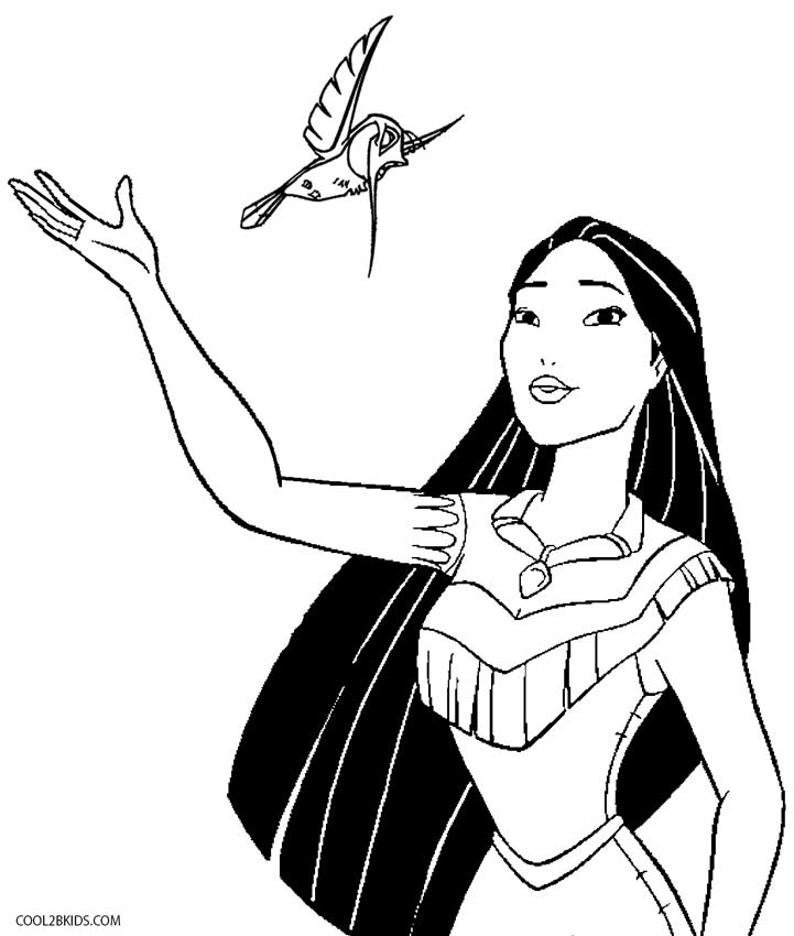 721x850 Printable Pocahontas Coloring Pages For Kids