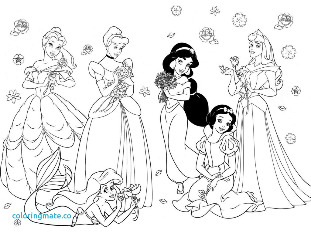 1024x768 Disney Princess Coloring Pages Printable Luxury Coloring Pages