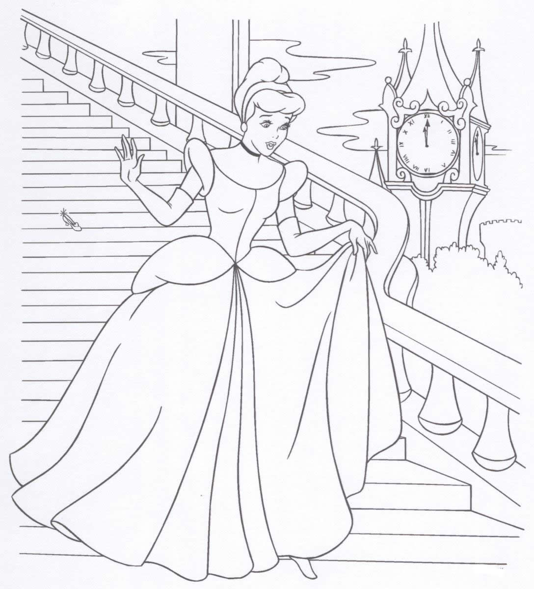 1088x1200 Free Printable Disney Princess Coloring Pages For Kids